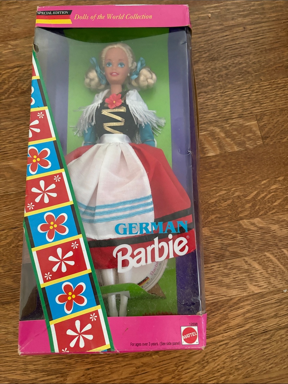 Barbie Dolls of the World German Outfit in Red, White, Blue